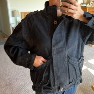 Free People black light-weight jacket